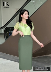 Chân Váy Bút Chì Suông Dài, Thanh Lịch NKCV2312001