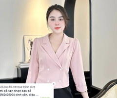 Áo Sơ Mi Giao Cúc Tay Lỡ UK Fashion Thanh Lịch, Nữ Tính UKSM2308002