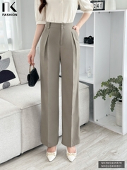Quần Ống Rộng Cá Lệch Ly Súp NK Fashion Công Sở Nữ Thanh Lịch Vải Mềm Mịn NKQU2406001