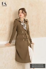 Áo Mangto 6 cúc nẹp dáng dài NKAK2308006