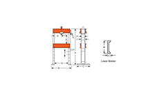 Máy ép thủy lực, hình chữ H, 55 tấn_SP Series