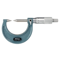 panme-co-khi-do-ngoai-dau-nhon-chieu-cao-mep-gap-mitutoyo-112-401-0-25mm-0-1mm
