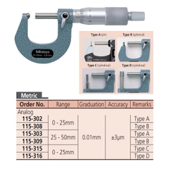 panme-ngoai-co-khi-do-ong-dau-kieu-a-mitutoyo-115-302-0-25mm-0-01mm