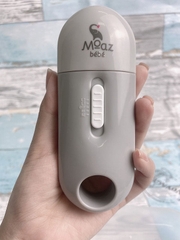 Máy dũa móng tay MOAZ BEBE MB-015 với 4 tấm mài kèm đèn Pin hỗ trợ - Hàng chính hãng bảo hành 12 tháng