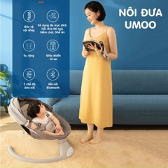 Nôi rung điện tự động UMOO cho bé ngủ - Chính hãng bảo hành 1 năm