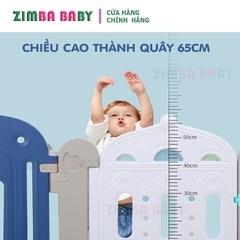 Quây cũi cho bé Holla vương miện Full đủ đồ chơi cho bé 2020