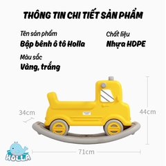 Đồ chơi cho bé, Ô tô bập bênh Holla 2in1 - mẫu mới nhất 2021