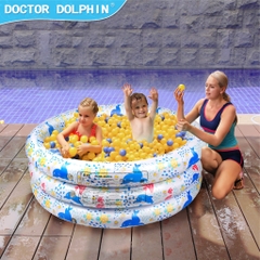 Bể bơi thành cao Doctor Dolphin 3 tầng chính hãng bể bơi cao cấp  cho bé mẫu mới nhất 2022