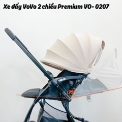 Xe Đẩy Cho Bé VOVO VO-0207 Có Mái Che Chống Tia UV, Điều Chỉnh Độ Ngã Lưng Linh Hoạt, Xe Đẩy Gấp Gọn Cho Bé