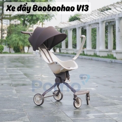 Xe Đẩy Cho Bé Baobaohao V13 Gấp Gọn Mẫu Mới Nhất Siêu Gọn Nhẹ Có 3 Chế Độ Thay Đổi Linh Hoạt Cho Con Yêu