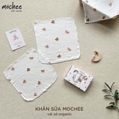 Khăn sữa xô organic Mochee cho bé