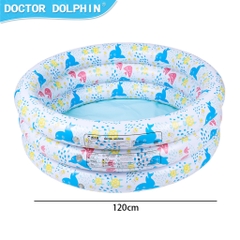 Bể bơi thành cao Doctor Dolphin 3 tầng chính hãng bể bơi cao cấp  cho bé mẫu mới nhất 2022