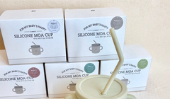 Ống hút cho bé Silicon STRAW của cốc MOA CUP tập uống cao cấp, chính hãng Bluemama Hàn Quốc