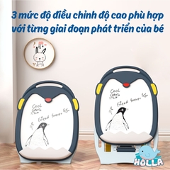 Bảng vẽ đa năng hình chim cánh cụt Holla cho bé - Mẫu mới nhất 2021