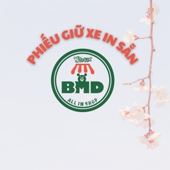 Phiếu giữ xe in sẵn size đẹp 14.8x6.8cm-Chuẩn 5 Block số lượng