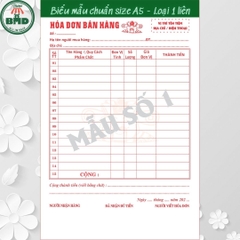 Hoá đơn bán hàng 1 liên-Block 6 quyển-chọn mẫu in tên