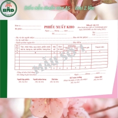 Phiếu Xuất Kho 2 liên-Block 6 quyển-chọn mẫu in tên
