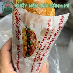 Giấy Nến gói bánh mì 13x21cm & 16x19 (Chuẩn thực phẩm) in logo chuẩn Đa Màu - Block 100 tờ