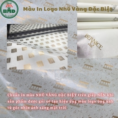 Giấy nến gói cho quần áo-giầy dép-túi thời trang chuẩn size in logo 86x65cm (kiểu quấn trọn bộ lớn)