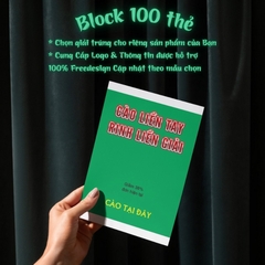 Thẻ cào trúng thưởng 5x4 cm-mẫu 2-Block 100 thẻ