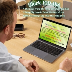 Thẻ cào trúng thưởng 5x8 cm-mẫu 3-Block 100 thẻ