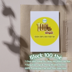 Tem cào trúng thưởng tròn 3.8cm-mẫu 3-Block 100 tem