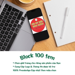 Tem cào trúng thưởng tròn 3.8cm-mẫu 1-Block 100 tem