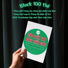 Tem cào trúng thưởng tròn 3.8cm-mẫu 2-Block 100 tem