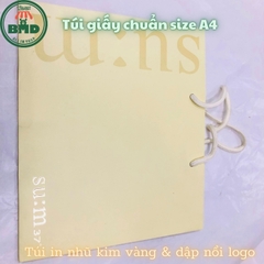 Túi giấy chuẩn size A4-Block 1-100 túi lẻ/1000 túi sỉ-sản xuất theo thiết kế