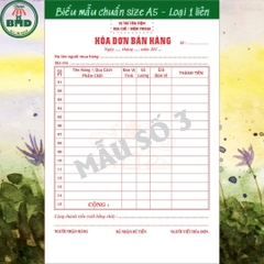 Hoá đơn bán hàng 1 liên-Block 6 quyển-chọn mẫu in tên