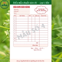 Hoá đơn bán hàng 1 liên-Block 6 quyển-chọn mẫu in tên