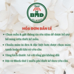 Hoá đơn bán lẻ 1 liên-Block 6 quyển-chọn mẫu in tên