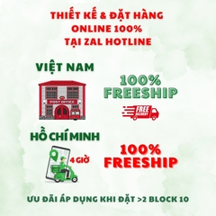 Tem Decal giấy in & tạo hình theo thiết kế-3 Block Chuẩn 1/10/100 tờ