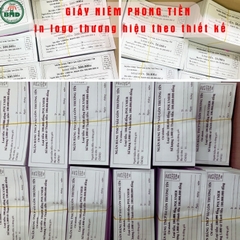 Giấy niêm phong mệnh giá ngân hàng chọn mẫu & in tên hoặc in theo thiết kế- bloc 500/1k/2k/5k/10k/20k/50k