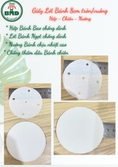 Giấy nến Lót Bánh cho Hấp-Nướng Vĩ/Lò-Chiên Không dầu (Size nhỏ 6-10 cm)-Không in/Có in logo