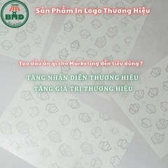 Giấy nến gói hoặc lót Bánh Cake-Bánh kem-Bánh Crepe in logo mỏng 28-38gsm chuẩn size 9x14 cm - Block 100 (nhanh 8h) & 14000 tờ (công nghiệp 24h)
