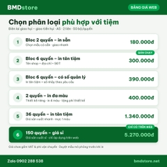 Biên Lai Giao Hụi A5 2 Liên Carbonless – In Tên Chủ Hụi, Đánh Số Nhảy | Bloc 2 & Bloc 6 | 8 Mẫu Có Sẵn