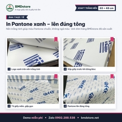 Giấy kraft trắng nến in logo 65x48cm 38gsm – trắng tinh, 2 mặt nhám, gói hộp bánh, combo đồ ăn, áo gấp, in từ 100 tờ