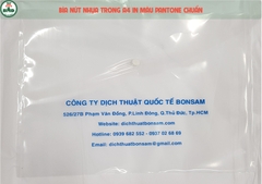 Bìa nút nhựa chọn A4 hoặc A5-Block 100-in thông tin riêng