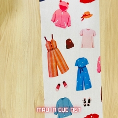 Giấy nến lót-gói size 30x60cm-Bloc 10/100 in logo màu theo mẫu chọn hoặc theo thiết kế