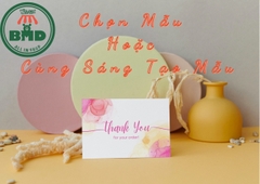 Card Cám Ơn-Block 100 thẻ-chuẩn size nhỏ hơn 5x8 cm