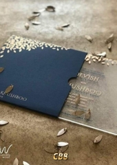 Thiệp Cưới-Thiệp Mời-Thiệp sinh nhật giấy Mỹ thuật Cao Cấp & Ruột Mica - Block 100 thiệp