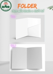Folder (bìa hồ sơ Block 1-100 bìa)-chọn mẫu hoặc in theo thiết kế