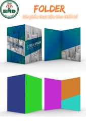 Folder (bìa hồ sơ Block 1-100 bìa)-chọn mẫu hoặc in theo thiết kế