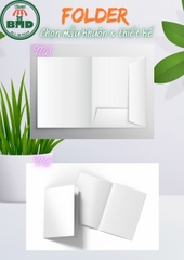 Folder (bìa hồ sơ Block 1-100 bìa)-chọn mẫu hoặc in theo thiết kế