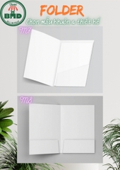 Folder (bìa hồ sơ Block 1-100 bìa)-chọn mẫu hoặc in theo thiết kế