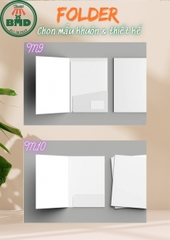 Folder (bìa hồ sơ Block 1-100 bìa)-chọn mẫu hoặc in theo thiết kế