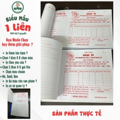 Giấy Bảo Đảm tiệm vàng 1 liên-Bloc 2 (in sẵn) & Bloc 6 (chọn mẫu in tên) hoặc theo thiết kế