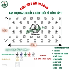 Giấy hút ẩm gói-lót sản phẩm quần áo-giầy dép-túi thời trang chuẩn size 30x70cm in logo (Kiểu quấn vòng)