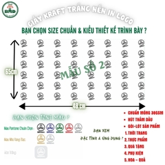 Giấy Kraft nến trắng (hút thấm dầu) gói-lót Thực Phẩm nóng lạnh-Thời Trang-Phụ Kiện-Quà Tặng chuẩn size 65x48cm in logo (kiểu gói cỡ vừa)